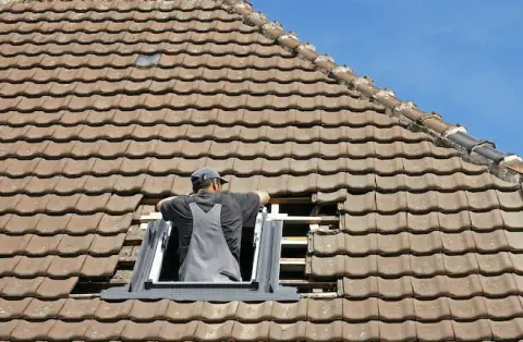 Pose de velux - Teille